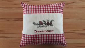 Orig. Zirbenkissen rotkaro